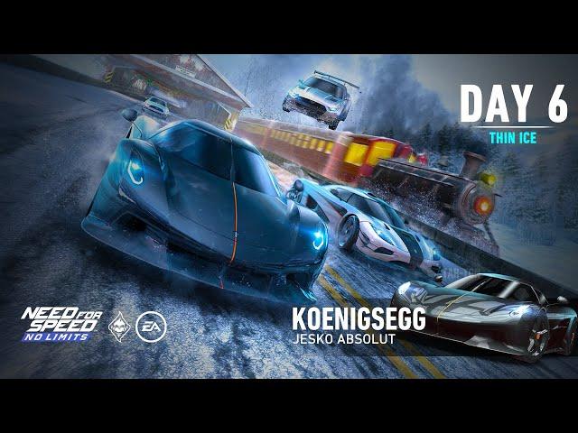 Need For Speed: No Limits | 2024 Koenigsegg Jesko Absolut (Winter Pursuit - Day 6 | (Thin Ice)