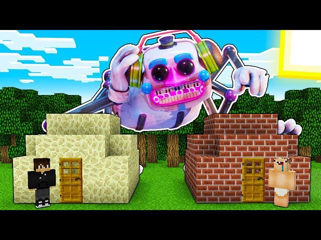 ДОМ НУБА И ПРО ПРОТИВ АРМИИ ИЗ ДИДЖЕЙ ФНАФ В МАЙНКРАФТ! АНИМАТРОНИК В MINECRAFT ТРОЛЛИНГ