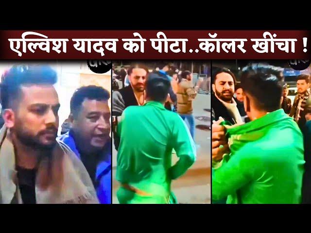 Elvish Yadav Attacked In Jammu By Locals With Producer Raghav Sharma