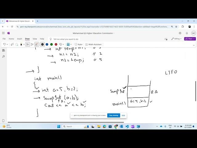 Functions | Recursion | Role of Call Stack | C++ Programming | LUMS CS-100