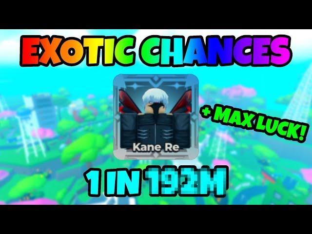 *EXOTIC CHANCES* + How To Get MAX LUCK In Anime Strike Simulator!!