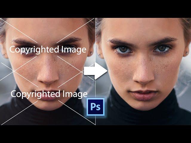 HOW TO REMOVE A WATERMARK FROM A PHOTO IN PHOTOSHOP | PHOTOSHOP