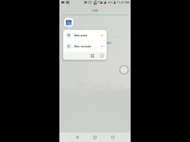 Add Google Calendar 'New reminder' widget on home screen