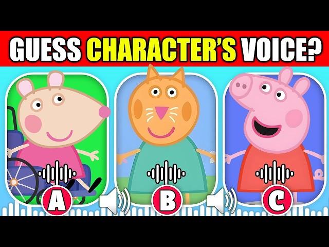 Guess Peppa Pig Characters by Their Voice | Peppa Pig Quiz