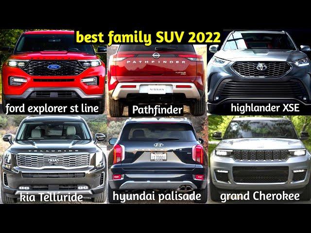 Best suv (2022)- nissan pathfinder vs highlander, kia Telluride,palisade,explorer st line, Cherokee