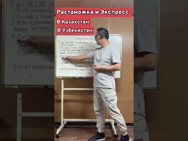 Растаможка и Экспресс Авто из Кореи до Казахстана и Узбекистана