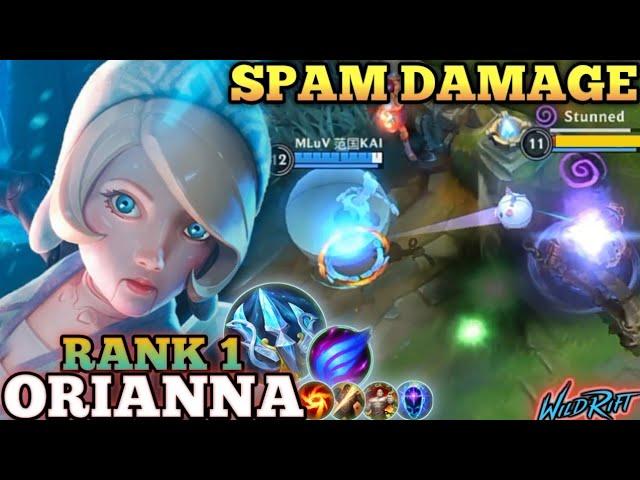 ORIANNA PERFECT SKILL CONTROL! BEST RUNES & BUILD - TOP 1 GLOBAL ORIANNA BY MLuV 范国KAI - WILD RIFT