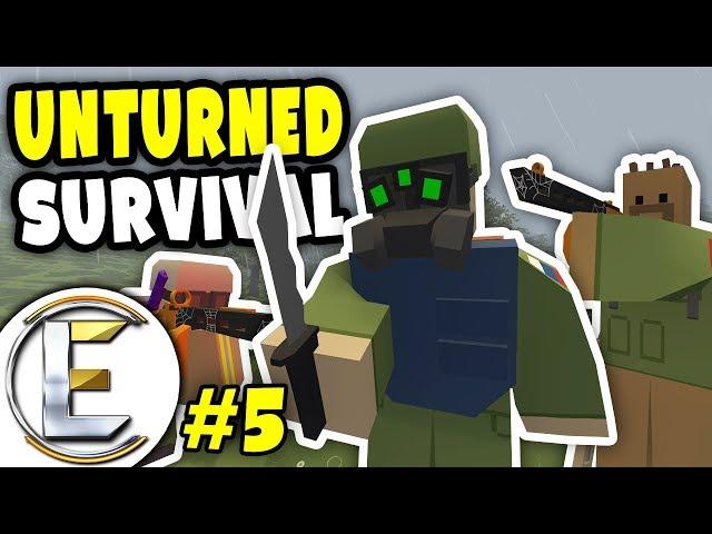 MILITARY ACTION | Unturned Survival Series #5 - Fight for our lives