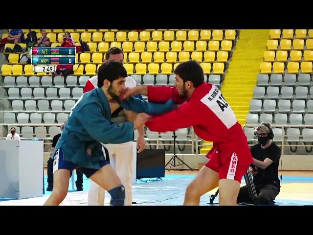 MAMMADLI (AZE) VS  HOVSEPYAN (ARM). Juniors M 58 kg. European SAMBO Championships 2021