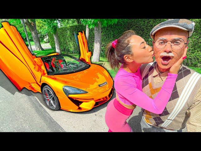 Gold Digger Prank on Girlfriend!! (Dressed as Old Man)