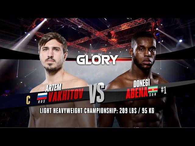 GLORY 66: Artem Vakhitov v Donegi Abena