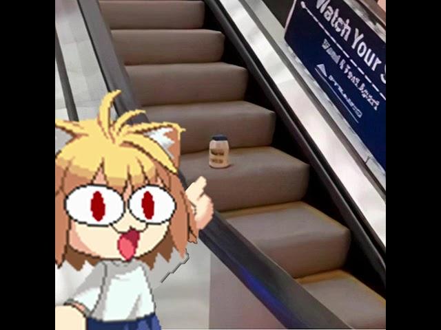 Neco saw mayonnaise on the escalator