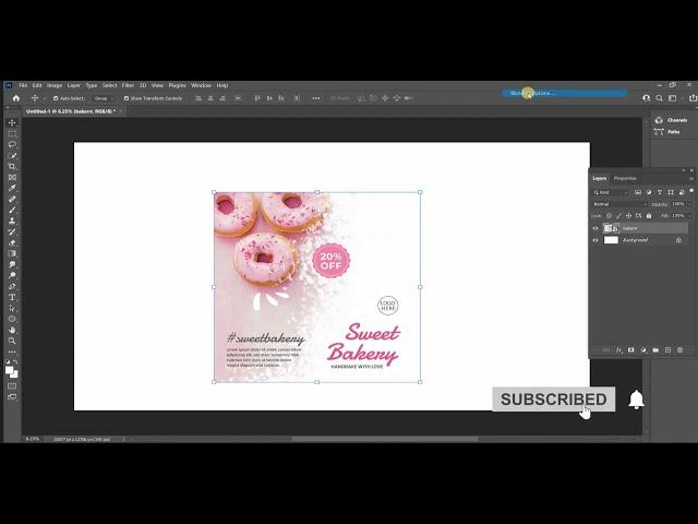 How to add a dropshadow in Photoshop|Photoshop tutorial|Beginner tutorial.