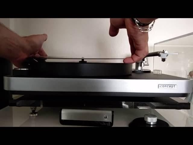 Playing warped record - Michell record clamp, Clearaudio Concept