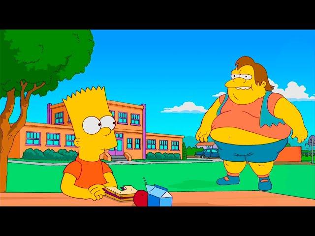 Bart engorda a Nelson con Hamburguesas Los simpsons capitulos completos en español latino