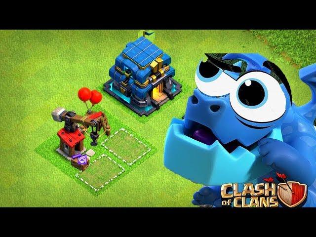 ЯЩЕРТАЩЕР НАКОНЕЦ-ТО ОТКРЫЛ МАСТЕРСКУЮ! ГИГАТЕСЛА 5 УРОВНЯ! Clash of Clans