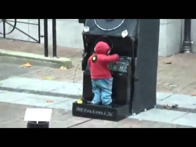 Mini DJ Street Performer