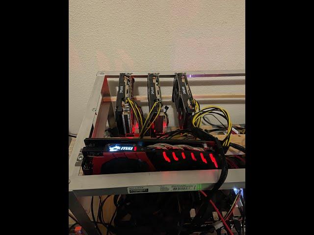 Mining crypto with my GTX 1060 6GB Mining Rig!