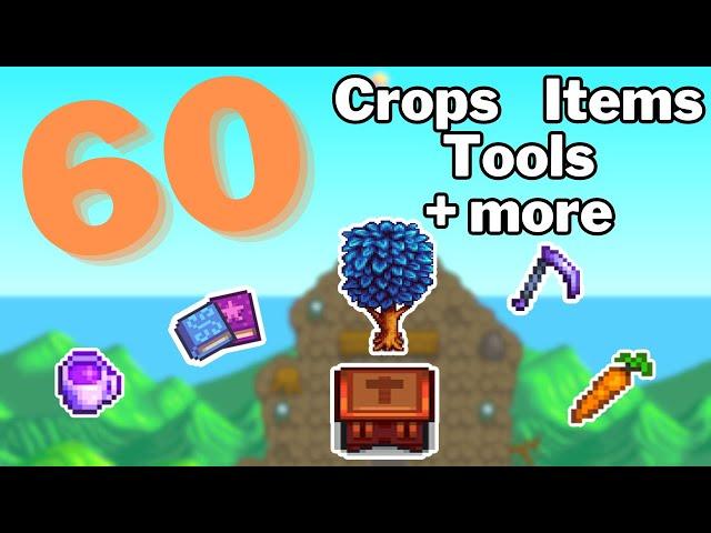 Stardew Valley 1.6 New Items