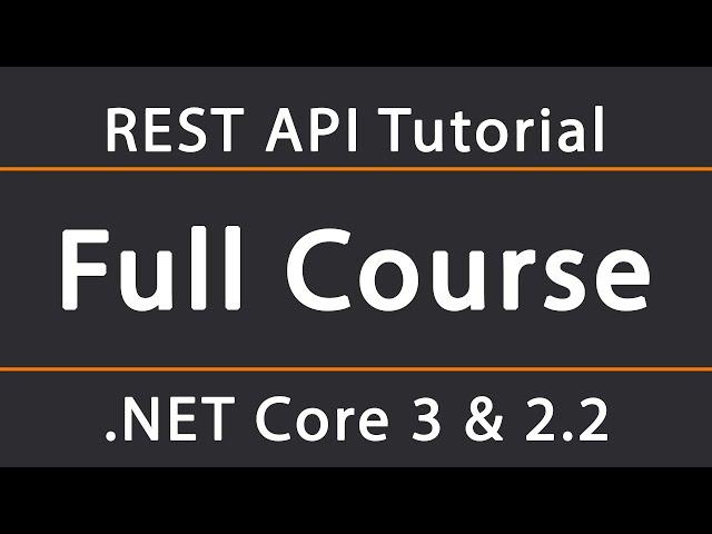 ASP.NET Core 5 & 3 & 2.2 REST API Tutorial 1 - Setup and Swagger configuration