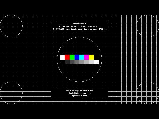 screentest, screen quality testing utility