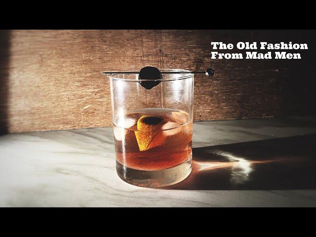 How to Make "The Old Fashion" from Mad Men