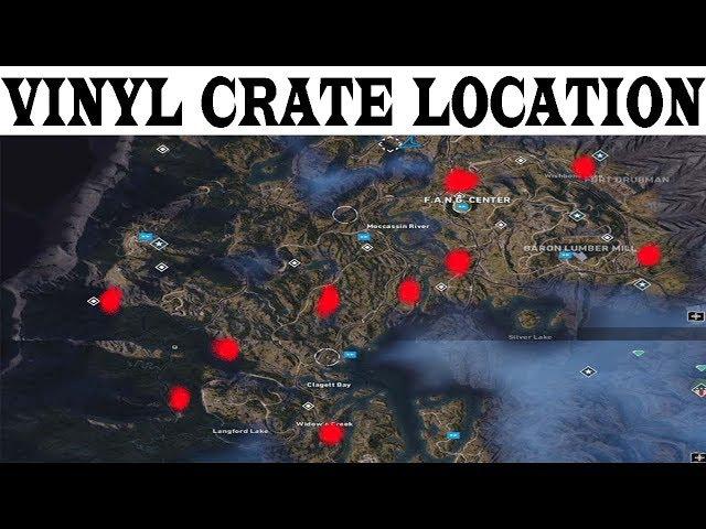 All vinyl crate location , far cry 5