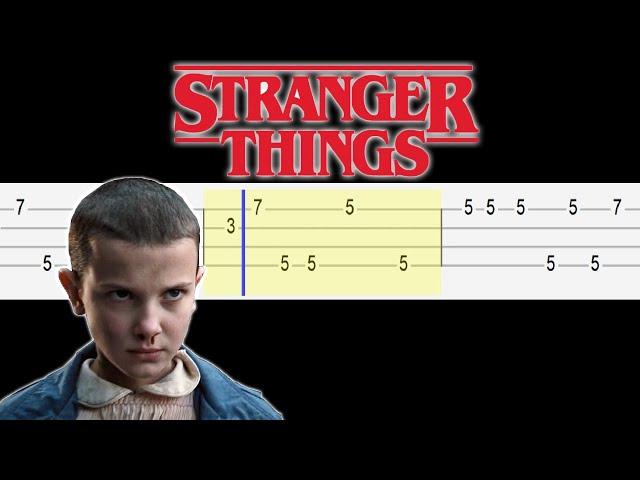 Stranger Things Main Theme (Easy Ukulele Tabs Tutorial)