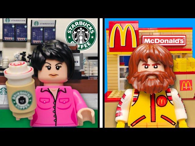 I built YOUR Favorite FAST FOOD out of LEGO...