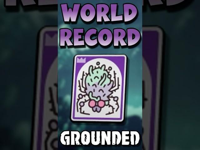 How Fast Can You Kill The Infected Broodmother in Grounded? #shorts