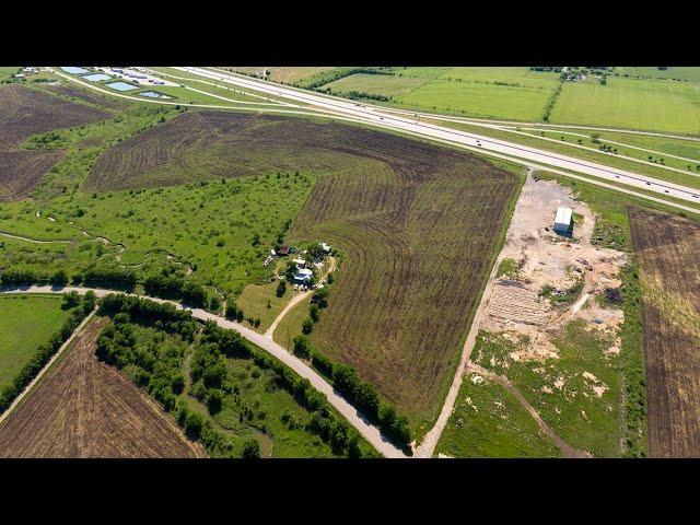 20 Acres on i35 in Salado, TX Drone Tour