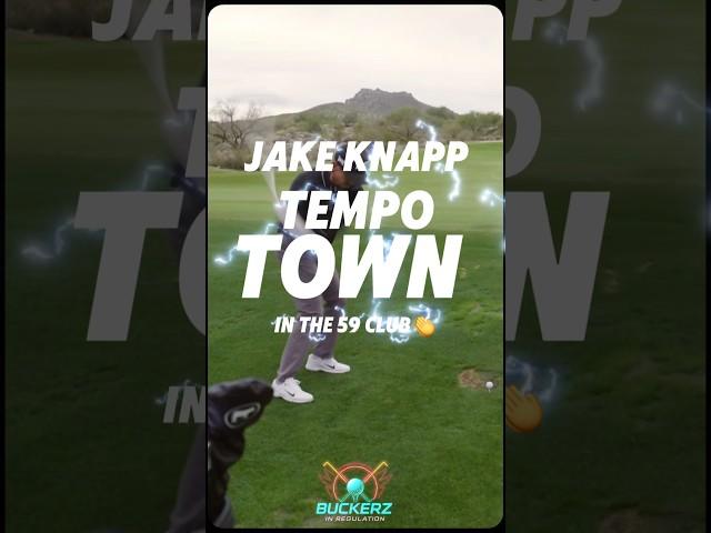 JAKE KNAPP TEMPO TOWN joing the 59 club #shorts #viralvideo #golf #shortvideo #jakeknapp #fyp