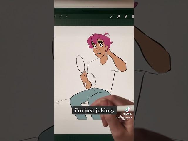 Never giving Jett a mirror while I draw him ever again  #animation #animatic #animationmeme #art