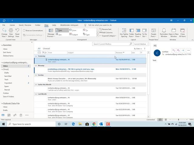 How to Change View Options in Outlook - Office 365