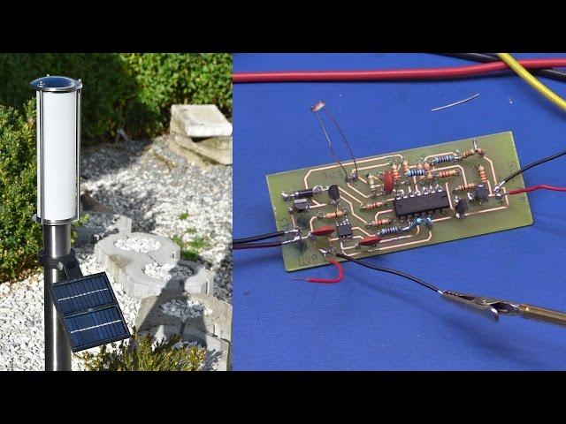 Making a Solar Powered Garden Lamp - Ec-Projects