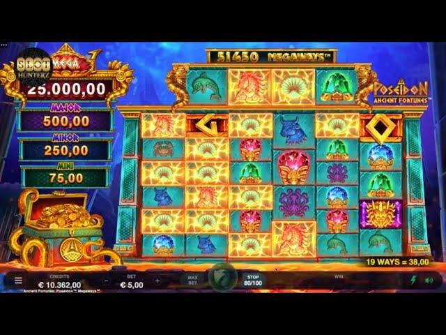 Poseidon Ancient Adventures Megaways Review & Bonus Featuer (Microgaming)