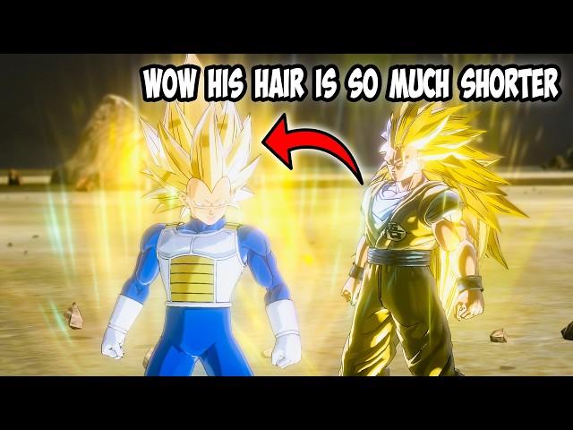 SSJ3 Vegeta (Daima) Vs SSJ3 Goku (Z) Gameplay Comparisons  - Dragon Ball Xenoverse 2 Daima DLC