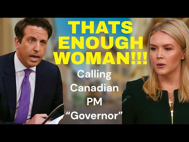 Karoline Leavitt calling Canadian PM Governor after US was forced to pause tariffs on auto sector|