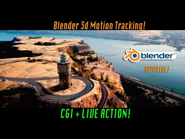 Blender tracking tutorial: Add 3d buildings to Live action Footage