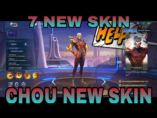 7 New skin: Chou new skin mobile legends