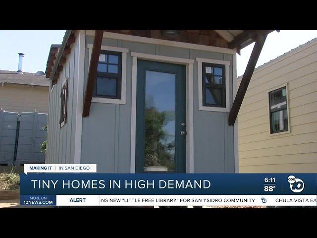 'Tiny homes' in high demand; Here's how to get one in San Diego