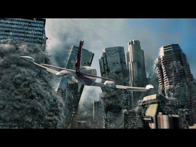 Plane Escape Earthquake Scene - 2012 (2009) Movie Scene