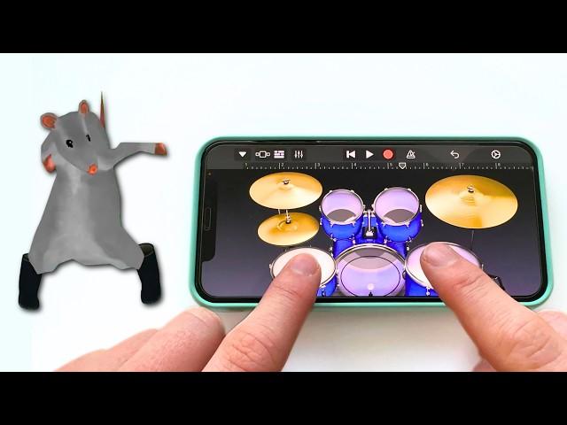 Viral Rat dance meme but recreated in GarageBand!