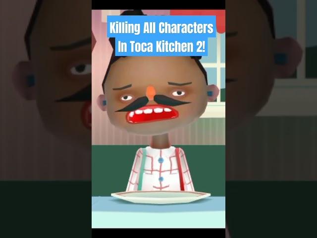 Killing characters in Toca Kitchen 2 In Less Than 1 Minute! #funny #fyp #youtube