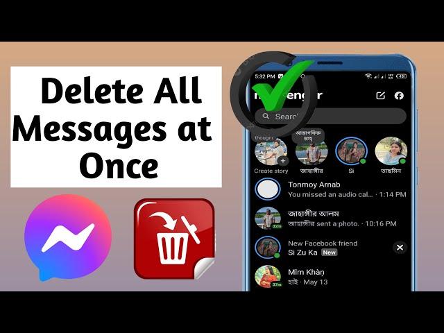 How to Delete All of Your Messages on Facebook Messenger at Once 2025 |Delete all Chats on Messenger