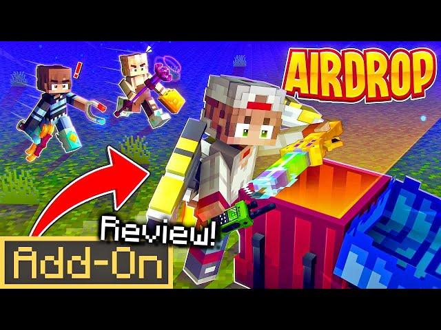 AIRDROPS ADDON Gives You UNBELIEVABLE Survival Advantages in Minecraft Bedrock