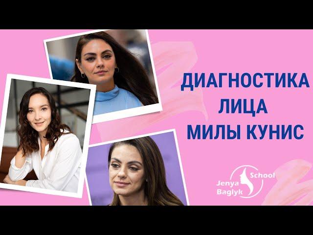 Диагностика лица Милы Кунис | Facebuilding | Jenya Baglyk Face School