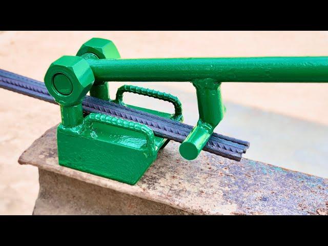 Useful ideas for Metal Bar Bending || Bending Tricks for Flat Bar || Metal bender