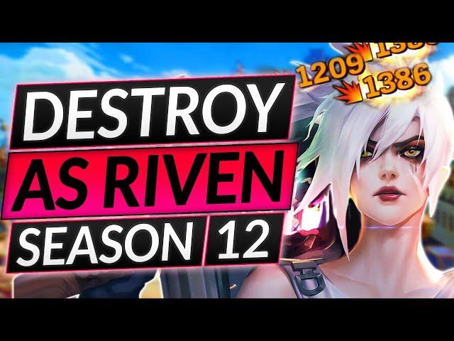 ULTIMATE RIVEN GUIDE for Season 12 - Combos, Mechanics, Tricks and Builds - LoL Tips