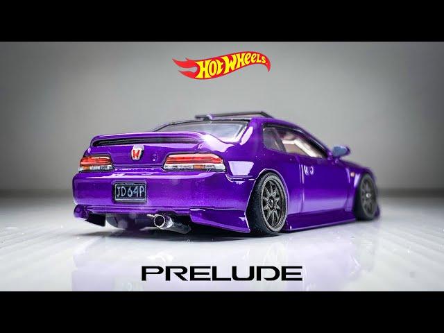 Simple and Clean Honda Prelude Hotwheels Custom